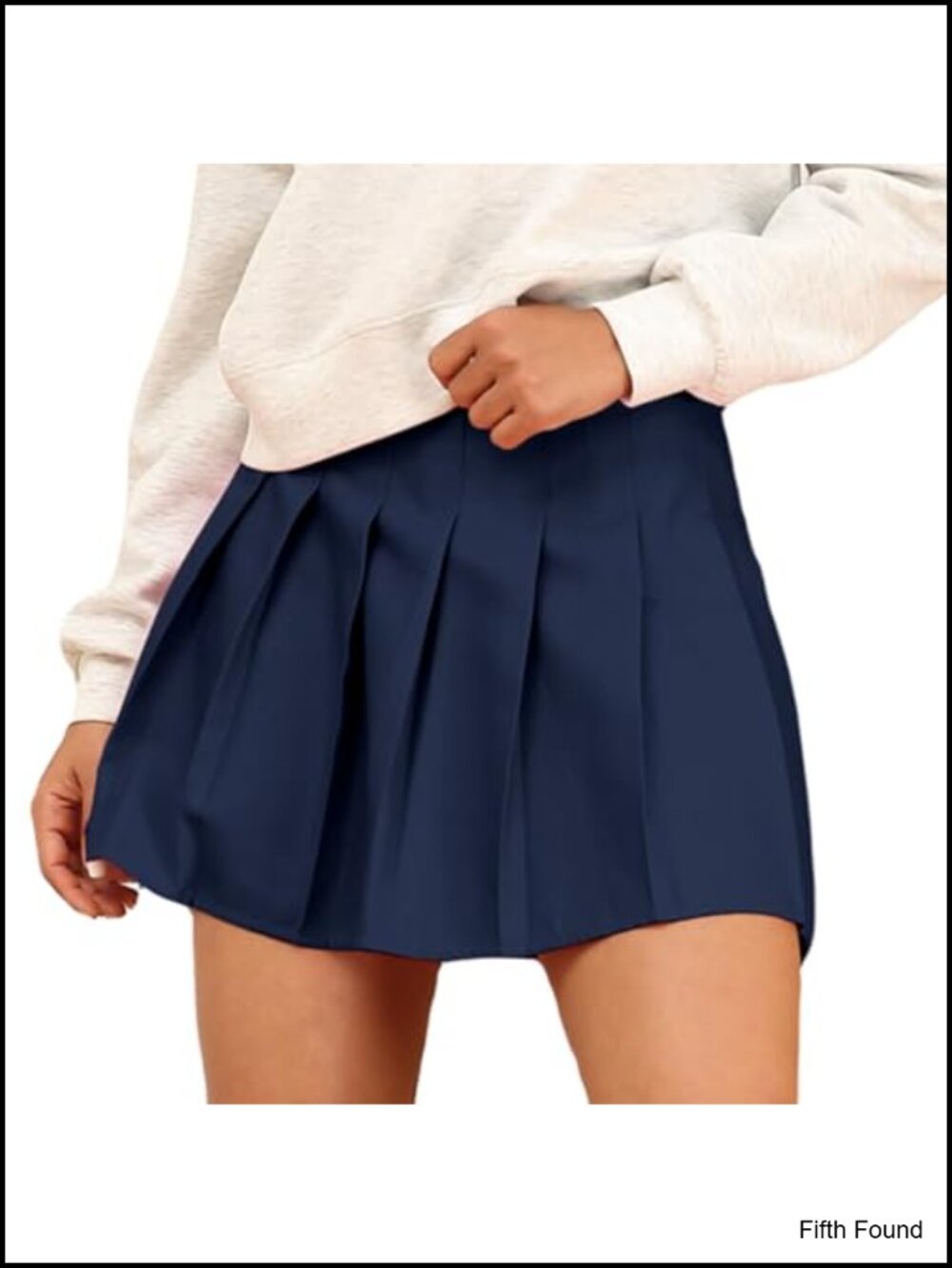 Pleated Skort High Waisted Tennis Skirt with Built-in Shorts